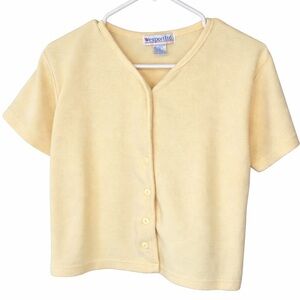 Vintage Westport Yellow Button-Up Shirt